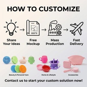 Factory Bulk Supply Silicone Facial Cleansing Brush Food Grade Soft <b>Exfoliating</b> Face Scrubber <b>Scalp</b> Massage Bath Brush OEM ODM - Product Image 5