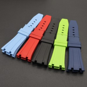 Correa de <span class=keywords><strong>Reloj</strong></span> de Caucho FKM para Audemars Piguet AP <span class=keywords><strong>Royal</strong></span> <span class=keywords><strong>Oak</strong></span> de 27 mm - Product Image 3