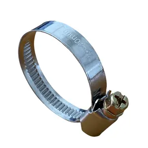Collier de serrage allemand pour tuyau de compresseur d'air en acier inoxydable 304/201 robuste