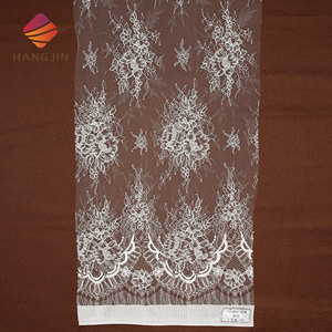 Tissu <span class=keywords><strong>de</strong></span> dentelle en tulle brodé blanc pour mariée, tissu <span class=keywords><strong>de</strong></span> dentelle à <span class=keywords><strong>cils</strong></span> 3M, dentelle Chantilly française à <span class=keywords><strong>cils</strong></span> pour mariage - Product Image 6