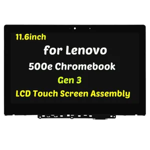 GBOLE สําหรับ Lenovo 500E Chromebook Gen 3 82JB 82JC 82JB0000US 11.6in LCD หน้าจอสัมผัส 5D11C95886 5D11M35206