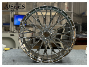 Rines Forjados JJSEES 5x112 de 24, 23, 22 y 21 Pulgadas, Rines de Aleación de Lujo con Acabado Cepillado y Múltiples Radios para Rolls Royce Cullinan y Phantom - Product Image 5