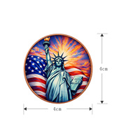 Pièce de monnaie américaine personnalisée en cuivre pur .999 de 1 oz, pièce commémorative 3D Aigle Statue de la Liberté pour collection ou cadeau