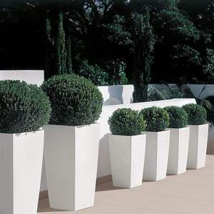 Vente directe d'<span class=keywords><strong>usine</strong></span> pas cher traditionnel carré blanc grand auto-arrosage jardinière de légumes en plastique pour la culture des fleurs - Product Image 5