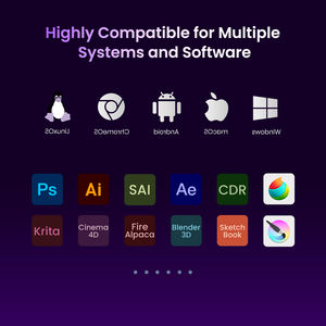 DigiDraw Düşük Gecikmeli 330PPS Çocuk Çizim Tableti Grafik Dijital Pad BT 180PPS 2.5 Saat Hızlı Şarjlı Grafik Tasarım ve Animasyon İçin - Product Image 6