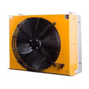 Aluminum radiators AH2431T 450L hydraulic oil cooler with 24v fan for marine diesel engine hydraulic station