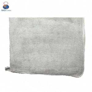 Bolsa <span class=keywords><strong>de</strong></span> malla <span class=keywords><strong>de</strong></span> Leno tubular PP reciclada personalizada para cebolla, patata, naranja, verduras, frutas con sello <span class=keywords><strong>de</strong></span> cordón, embalaje industrial - Product Image 1