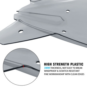 สำหรับ <span class=keywords><strong>KTM</strong></span> <span class=keywords><strong>390</strong></span> 2024-2025 <span class=keywords><strong>DUKE</strong></span> 125 2024-2025 ชิวหน้ารถมอเตอร์ไซค์แบบปรับแต่งสำหรับการแข่งขัน ชิวหน้าทรงสูง - Product Image 6