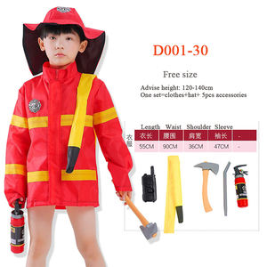 ชุดใส่ทำงานสำหรับเด็กอายุ3-8ปี, ชุดนักดับเพลิงแพทย์นักบินตำรวจชุดคนงานคอสเพลย์ใส่ได้ทั้งชายและหญิง - Product Image 6