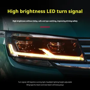 Luces de coche FT para VW <span class=keywords><strong>Multivan</strong></span> T6.1 2019-2024 Caravelle LED Projetor faro Luz de circulación diurna accesorios Automotrices - Product Image 2