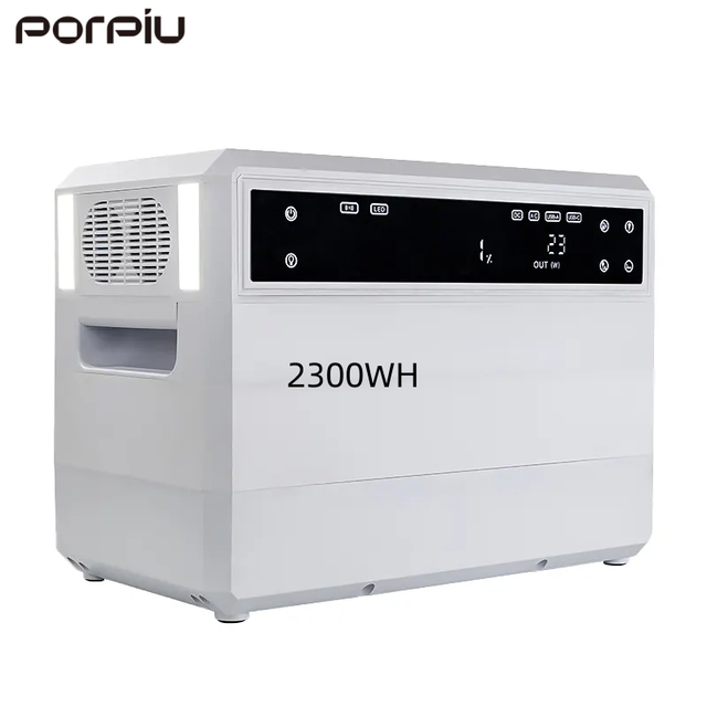 Solar Energy System Renewable Energy 2000W / 2KW LiFePO4 Solar Generator Kit 220V Pure Sine Wave 3500 Cycles Solar Panel