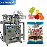 Machine à emballer de remplissage de sacs de bonbons mous de comptage automatique à grande vitesse Machine à emballer de remplissage de sachets de bonbons d'ours gommeux