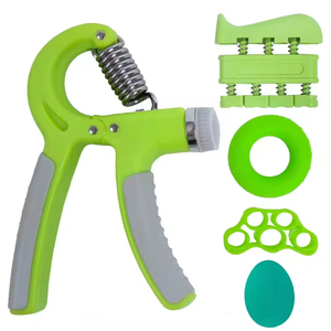 Paquete portátil de 5 empuñaduras de mano, Kit fortalecedor de entrenamiento, empuñadura de antebrazo, resistencia ajustable, pinza de mano, camilla de dedo - Product Image 5