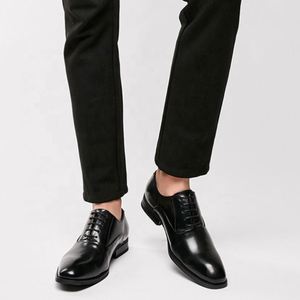 Chaussures habillées et Richelieu pour hommes en cuir véritable faites à la main, mocassins décontractés et formels à lacets, personnalisables avec logo pour le dropshipping - Product Image 4