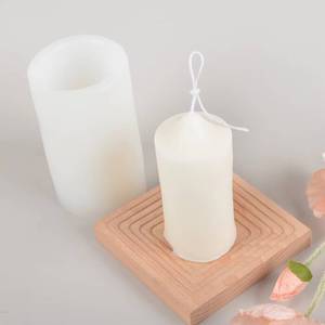 Molde de silicona cilíndrico geométrico DIY 2025 de última generación para velas aromáticas y resina epoxi - Product Image 2