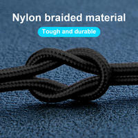 Nouveau Câble USB Type C Tressé en Nylon Premium 1M 2M 3M Personnalisé USB 3.0 à Charge Rapide pour Téléphone Portable et Transfert de Données