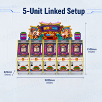 Machine d'arcade personnalisée OEM/ODM pour centres de jeux avec cabinet facile à nettoyer, utilisant une machine de jeu à pousse-pièces et une solution de pousse-pièces