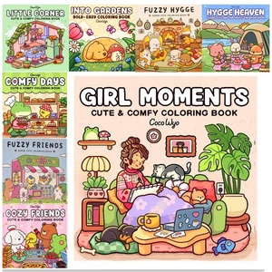 Livres de coloriage pour adultes et adolescents, mignons, thérapeutiques, anti-stress, en papier double-adhésif, petit <span class=keywords><strong>livre</strong></span> de peinture d'angle - Product Image 2