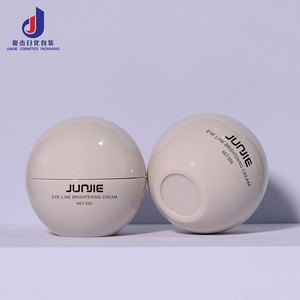 En Stock forma <span class=keywords><strong>de</strong></span> bola 50g como plástico boca ancha exfoliante corporal <span class=keywords><strong>mantequilla</strong></span> loción mascarilla para el cabello crema tarro cosmético - Product Image 2