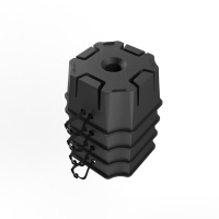 Blocs de nivellement pour remorque, 1 ou 4 packs, robustes en HDPE, patins stabilisateurs pour camping-car, 5ème roue