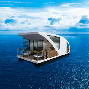 Floating cabins Floating Hotel Water Building Prefab House Houseboat Floating Homes Boathouse Tiny Home Modular Houses Condos