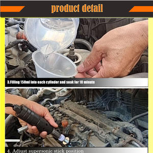 Nettoyant de dépôt de carbone automatique de voiture avec liquide supersonique et agent spécial - Product Image 6