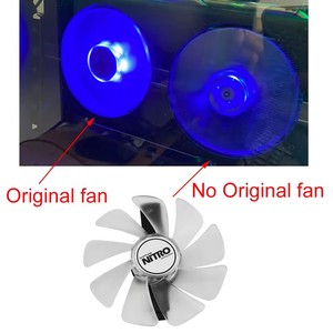 FD10015M12D CF1015H12D RX 590 580 480 470 <span class=keywords><strong>570</strong></span> GPU Refroidisseur Ventilateur Pour Saphir RX470 RX590 RX580 RX480 RX570 <span class=keywords><strong>NITRO</strong></span> SpecialEdition Ventilateur - Product Image 2