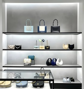 Présentoir à bagages en acier inoxydable de taille personnalisable avec éclairage LED, options de finition multiples, forme personnalisable, ventilé - Product Image 2
