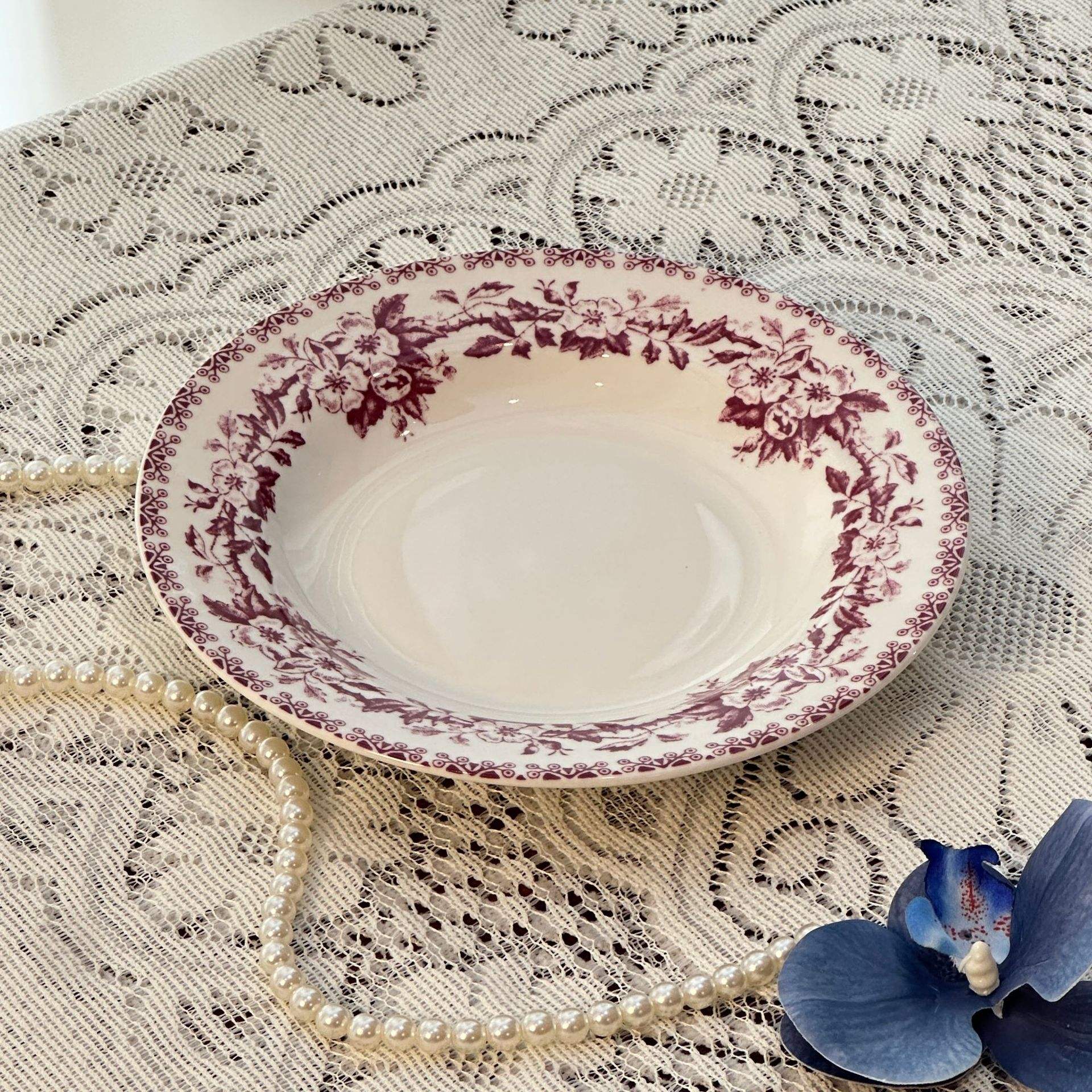 G-8-inch Soup Plate-Powder