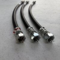 Tuyau hydraulique en caoutchouc pour excavatrice 02774-00305, tuyau hydraulique tressé en fil d'acier haute pression pour machines de construction