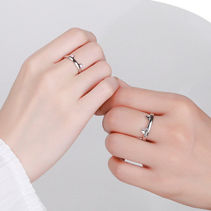 ジュエリーリングかわいいペットかわいい猫の耳pawリング日本と韓国の流行のオープニング猫リング女性調整可能 - Product Image 5