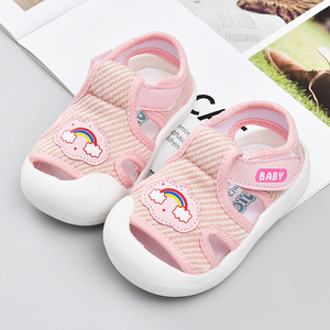 รองเท้าแตะเด็กชายเด็กหญิงรองเท้าผ้าใบสำหรับฤดูร้อนกันลื่นน้ำหนักเบารองเท้าลุยน้ำชายน้ำเด็กหัดเดินครั้งแรกสำหรับเด็กวัยหัดเดิน - Product Image 3