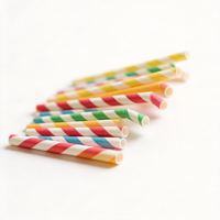 Pailles en papier kraft 100% biodégradables pour boire et travaux manuels