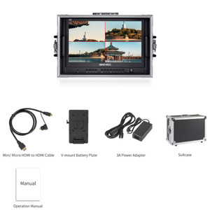 Monitor <span class=keywords><strong>de</strong></span> Transmisión Portátil SEETEC ATEM156-CO, Nuevo, 4K, para Pantalla <span class=keywords><strong>de</strong></span> 15.6 Pulgadas, 60Hz, 16:9, FHD, IPS, Interfaz Tipo C - Product Image 6