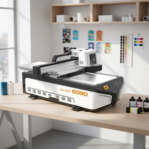 Nouvelle conception A1 Imprimante UV 6090 à plat avec tête XP600 I3200, dispositif de positionnement visuel rotatif, imprimante UV 3D cylindrique <span class=keywords><strong>pour</strong></span> tous matériaux - Product Image 1
