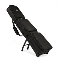 Sac de ski à quatre roues, grande capacité, étanche, pour homme, avec séparation sec/humide et fermeture éclair, idéal pour le ski en extérieur (simple ou double)