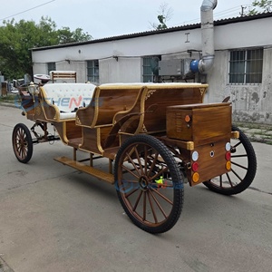 Carruaje Eléctrico Personalizado con Acabado en Madera para Recorridos Turísticos, Festivales y Parques de Atracciones - Product Image 2