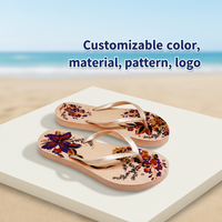 Tongs de plage Bosirui à motif floral pour femme – Personnalisables et en gros