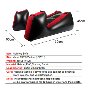 Inflatable सेक्स फर्नीचर विभाजित पैर मज़ा सोफे के साथ मज़ा सोफा - Product Image 6