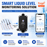 ATECH Tuya Smart Wireless Liquid Level Transmitter IP68 Tahan Air Sepenuhnya, Sensor Anti-penyumbatan dari Baja Tahan Karat 316L