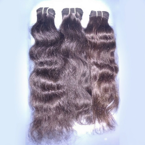Extensions de cheveux humains vierges indiens Remy, très demandées, du Tamil Nadu, 100 % tissage de cheveux, double trame, fabriquées à la machine - Product Image 1