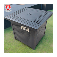 Table de foyer au gaz GARDENSUN pour l'extérieur, le jardin et le camping, fabricant leader dans l'industrie, équipement de chauffage extérieur