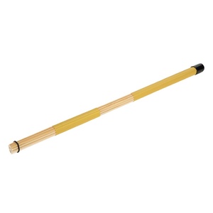 1 par de prácticas cepillos de bambú para tambor, palos de tambor, accesorio para instrumentos musicales (amarillo) - Product Image 6