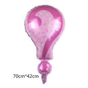Globo Redondo <span class=keywords><strong>de</strong></span> Aluminio con Signo <span class=keywords><strong>de</strong></span> Interrogación para Revelación <span class=keywords><strong>de</strong></span> Género - Decoración Ecológica para Fiestas <span class=keywords><strong>de</strong></span> Cumpleaños Infantiles con Impresión en Serigrafía <span class=keywords><strong>de</strong></span> 6 Colores - Product Image 3