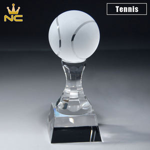 फुटबॉल फुटबॉल गोल्फ टेनिस बेसबॉल खेल गेंद क्रिस्टल बास्केटबॉल ट्रॉफी - Product Image 4