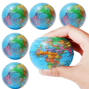 Juguetes Divertidos para Apretar, Pelota de Espuma PU para Aliviar el Estrés, Juguetes de Esponja para Ejercitar Manos y Muñecas, Regalos Creativos para Niños y Adultos - Product Image 2