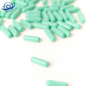 COA Green Empty Vegan Hard <strong>Capsule</strong> Hollow Printing Medical Biodegradable <strong>Capsules</strong> 00 Size - Product Image 2