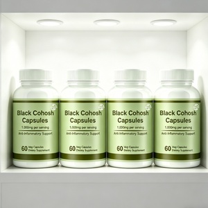 Capsules d'extrait de racine de cohosh noir à base de plantes, OEM/ODM d'usine, pour un soutien anti-inflammatoire, complément alimentaire - Product Image 4