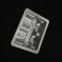 Plateau alvéolé en plastique PVC de 5 ml à 2 cavités pour flacons lyophilisés, insert intérieur d'emballage, haute qualité, en vrac, OEM pour flacons en verre