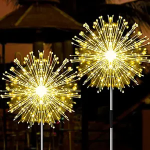 Fabrikdirekt IP65 wasserdicht im Freien Solarlichter für den Außenbereich Solarlichter-Feuerwerk für Außenbereich Garten Hof Wegwegung